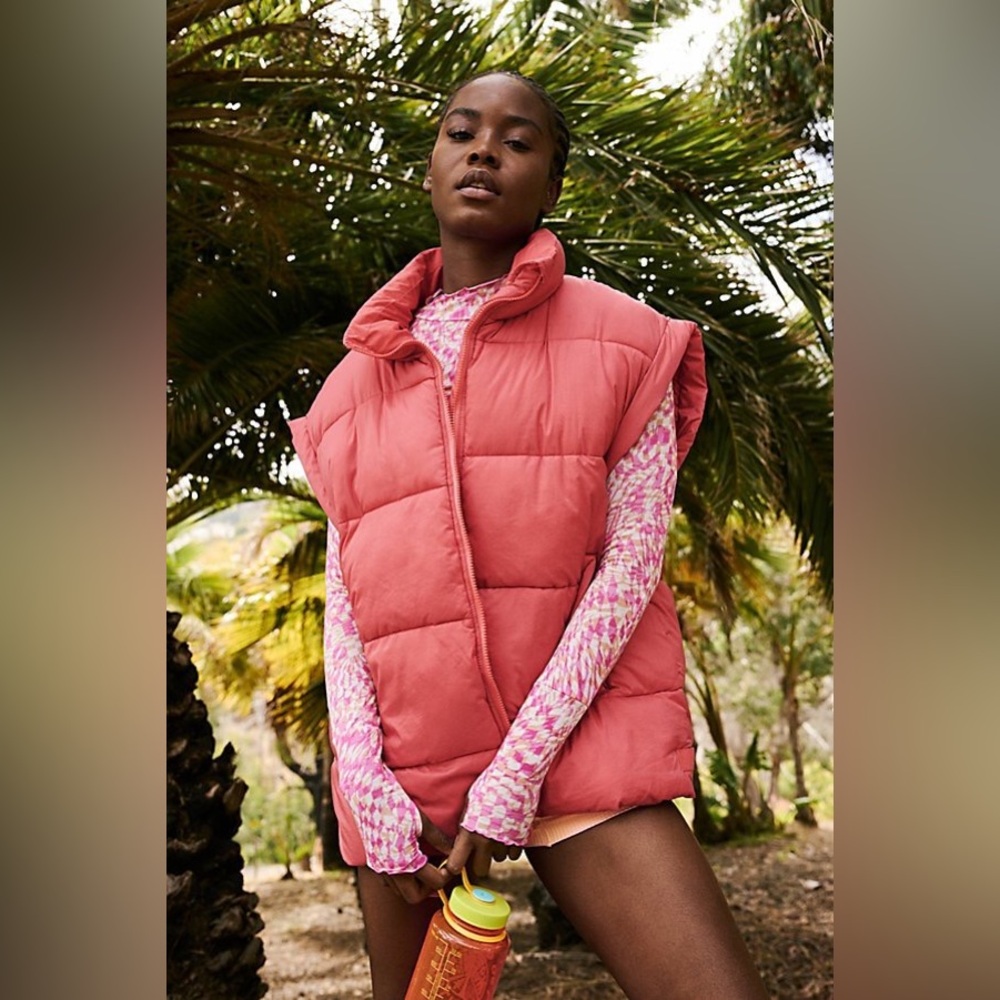 NEW! Free People In A Bubble Puffer Vest Size S $168
